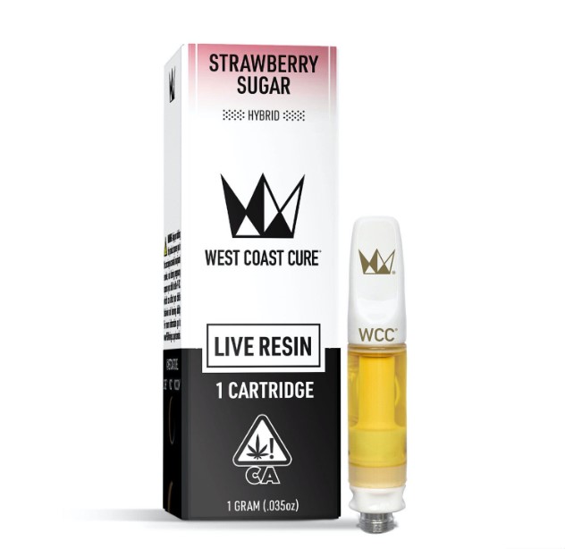 WEST COAST CURE STRAWBERRY SUGAR 1G LIVE RESIN (510 THREAD)