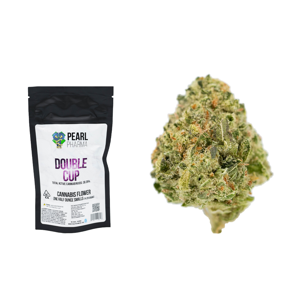 PEARL PHARMA DOUBLE CUP FLOWER STRAIN SMALLS 14G