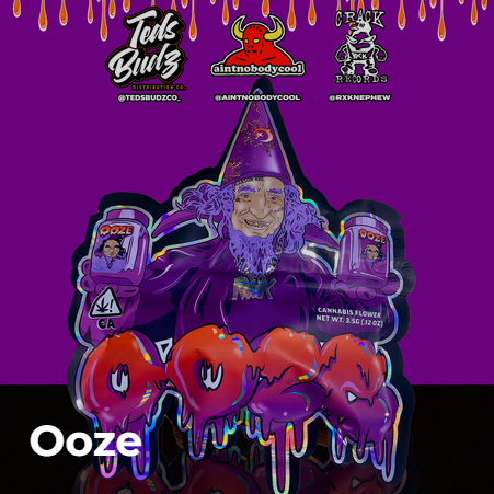 TEDS BUDZ  OOZE FLOWER STRAIN 3.5G