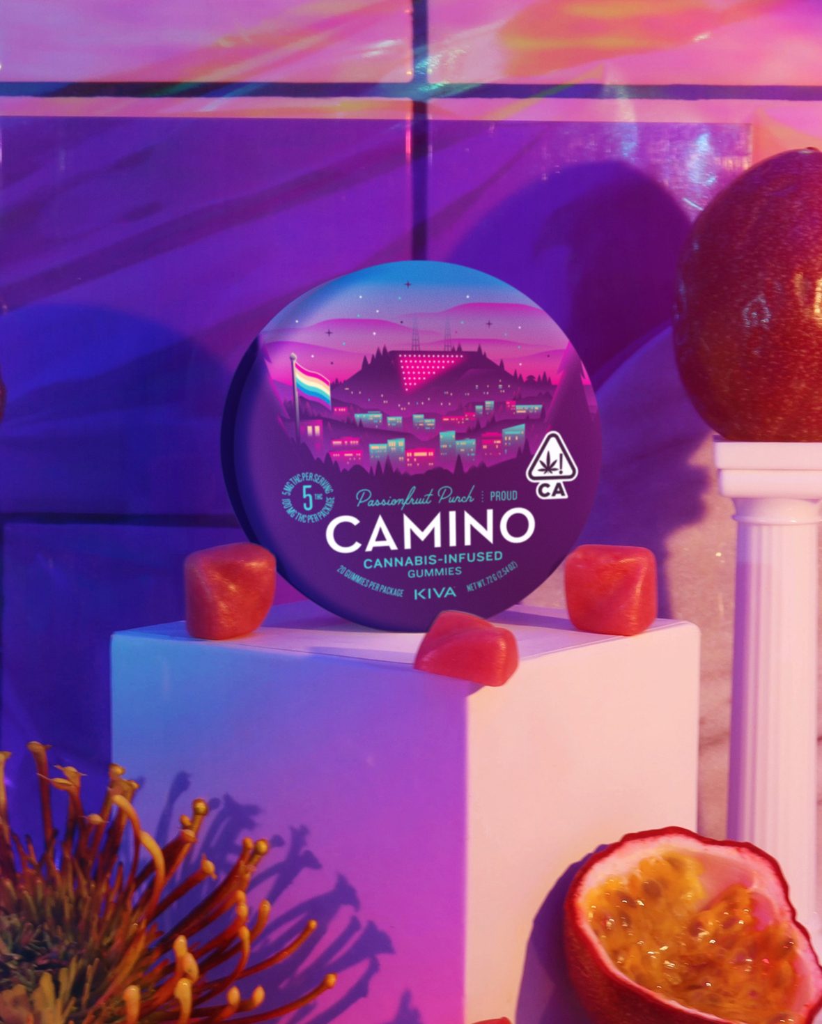 CAMINO PASSIONFRUIT PUNCH PRIDE GUMMIES (GUMMY)