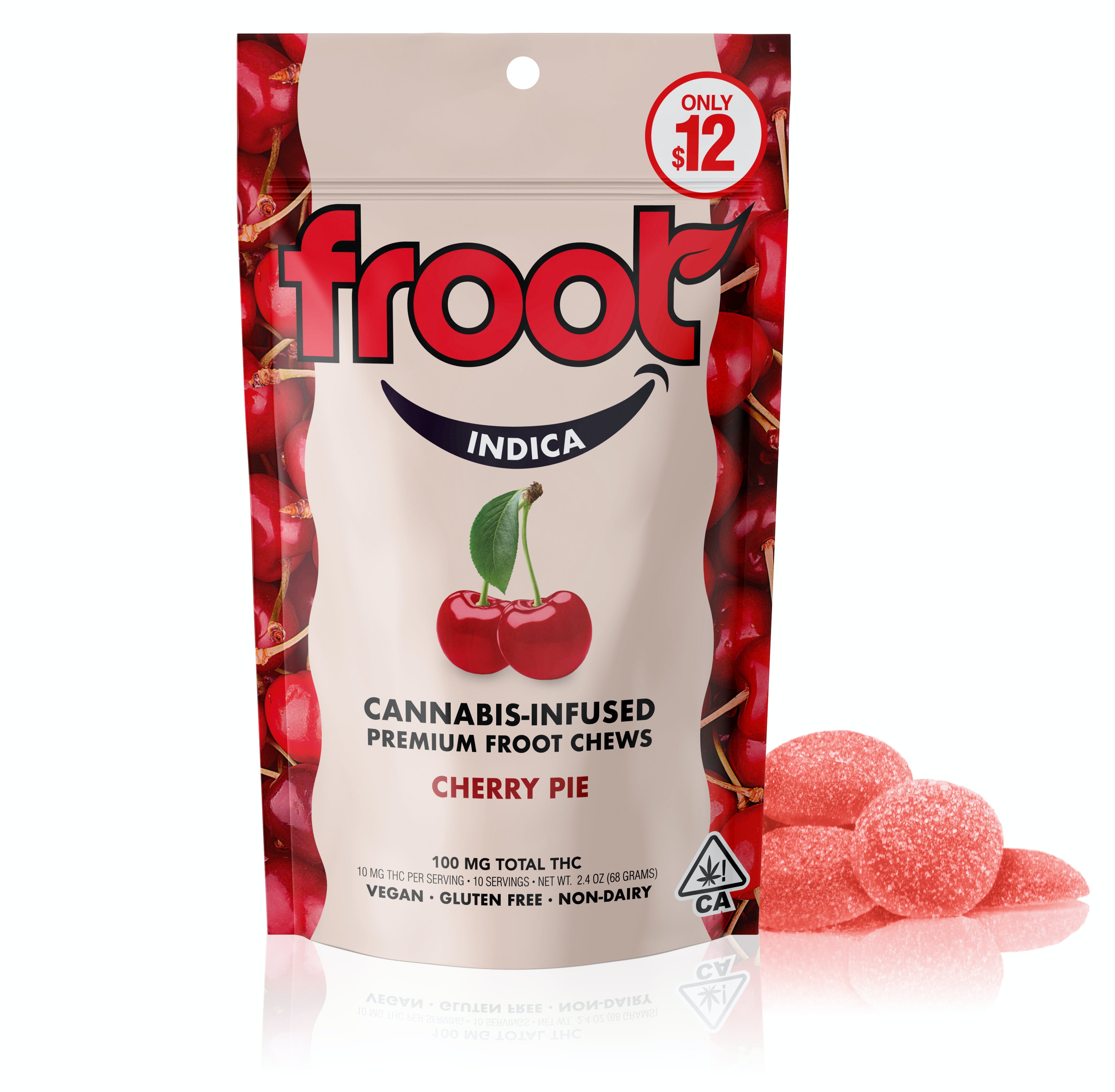 FROOT GUMMIES CHERRY PIE 100MG (GUMMY)