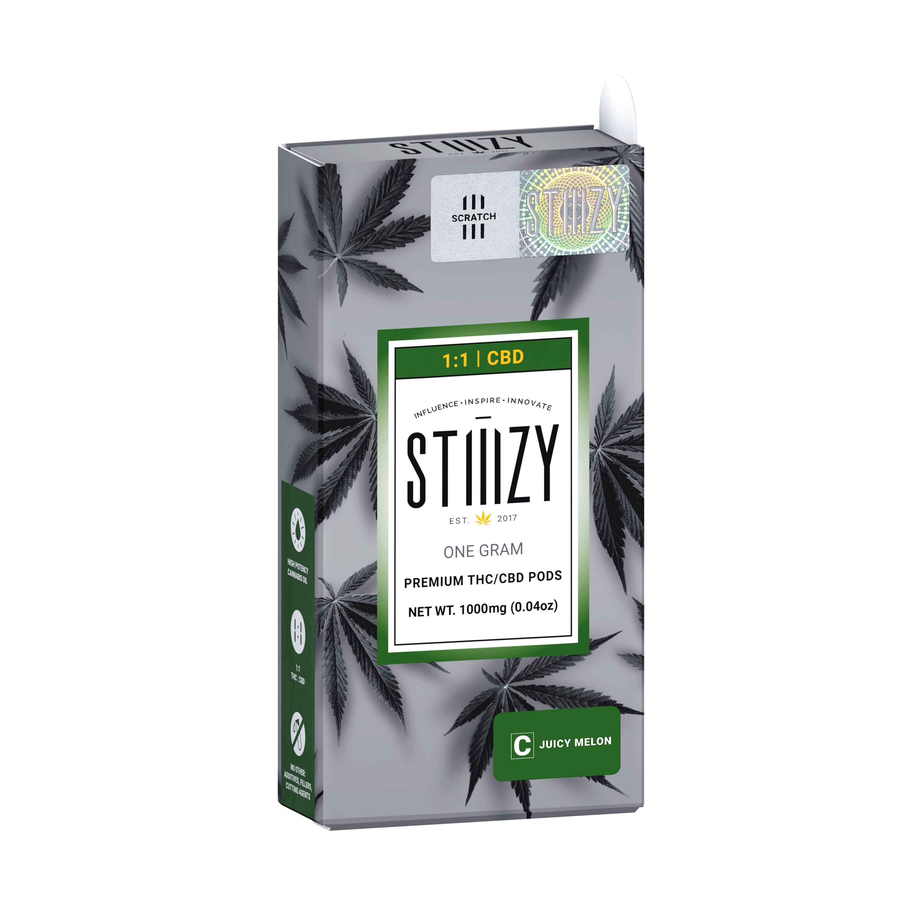 STIIIZY CBD 1:1 JUICY MELON 1G (POD)